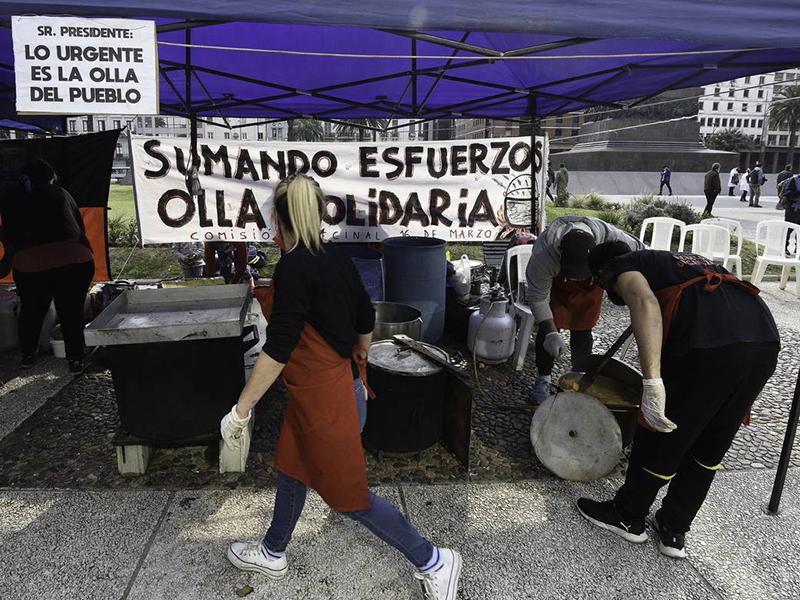 Hay niños y mujeres embarazadas que en los últimos 12 meses o se salteaban una comida o pasaban al menos un día sin comer