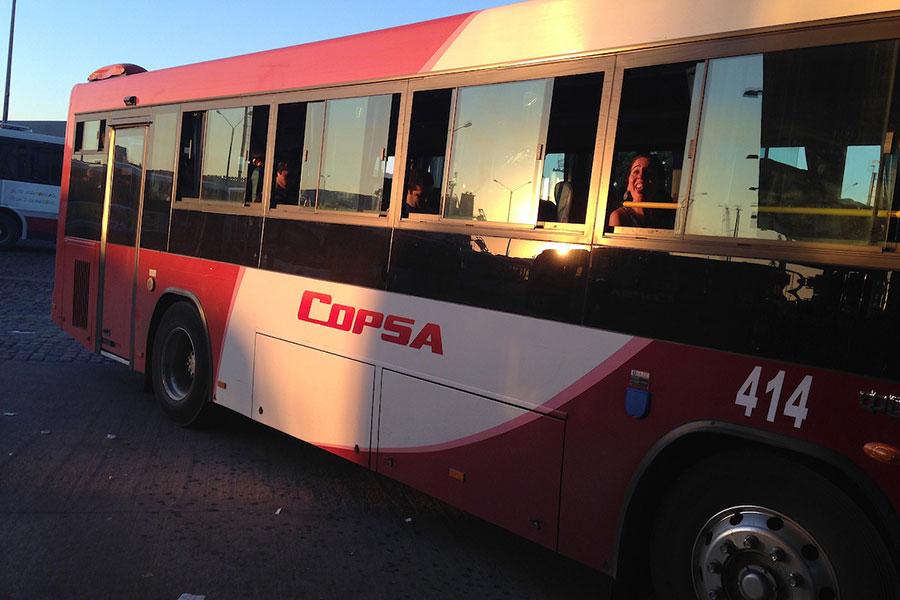 OMNIBUS DE COPSA, TERMINAL RIO BRANCO. Montevideo, 2/4/2015. URUGUAY/MONTEVIDEO/ Foto: Ricardo Antúnez / adhocFotos