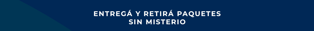 Banner Abitab con texto Entregá y retirá paquetes sin misterio
