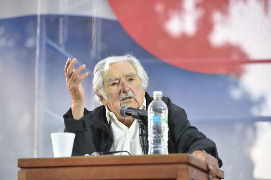 José Mujica en Las Piedras, Canelones. Foto: MPP.