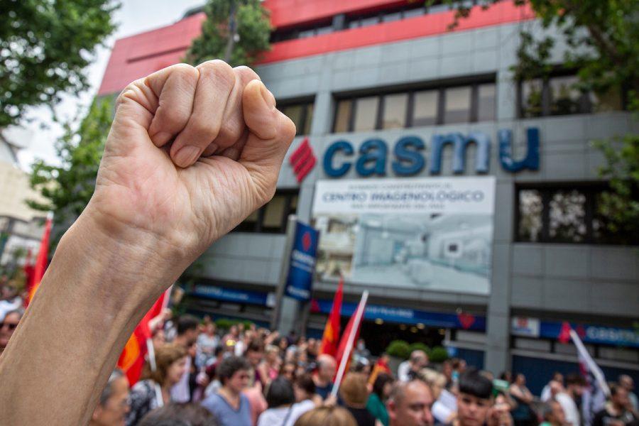 Casmu: si hay intervención con desplazamiento de autoridades los trabajadores ocuparán la mutualista, adelantó el sindicato