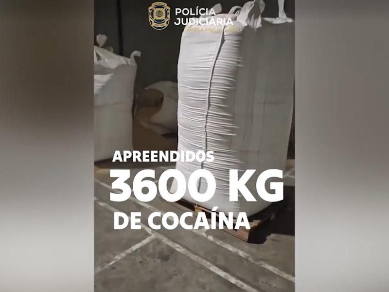 Imágenes de difusión de la Policía Judicial de Portugal.