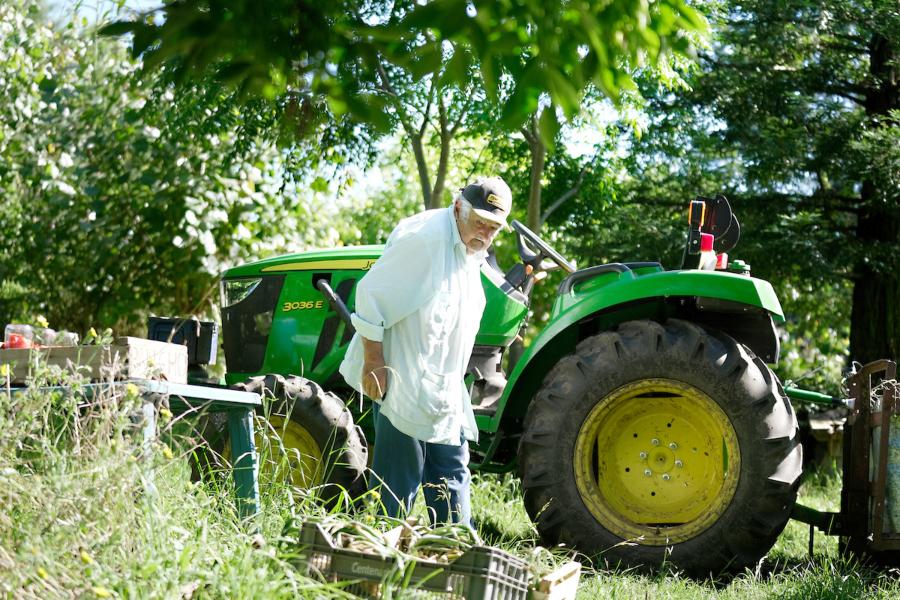 José "pepe" Mujica en su casa de Rincón del Cerro en Montevideo. Foto: Javier Calvelo / adhocFOTOS