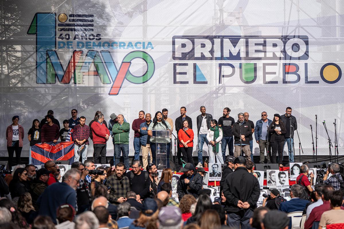 Acto por el Día de los Trabajadores: "Tenemos esperanza en el nuevo gobierno, necesitamos señales claras"