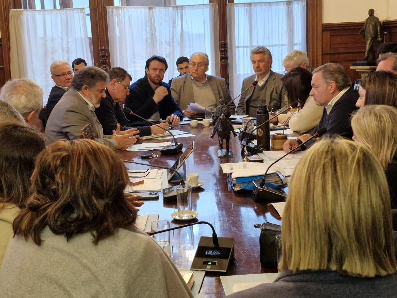 Sesión del Directorio del PN. Foto: Twitter del PN.