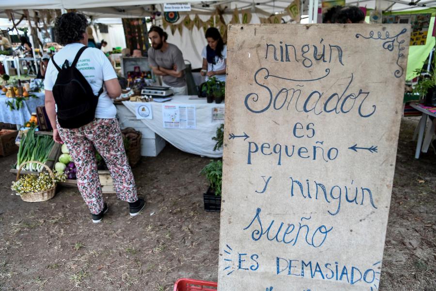 1a Muestra Nacional de la Agroecología en el parque Artigas de Sauce, Canelones. Foto: Javier Calvelo / adhocFOTOS