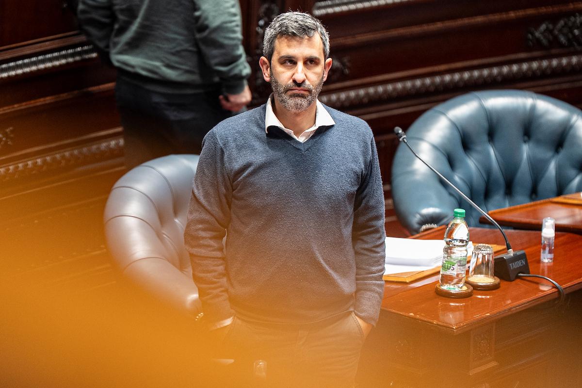 El senador Daniel Caggiani. Mauricio Zina / adhocFOTOS