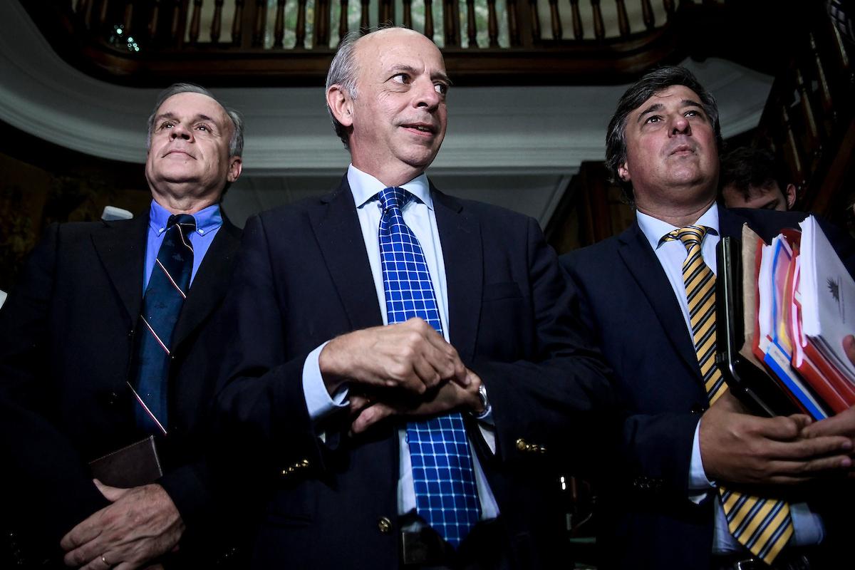 Rivera Elgue, Javier García y Fabián Martínez. Foto: Javier Calvelo / adhocFOTOS